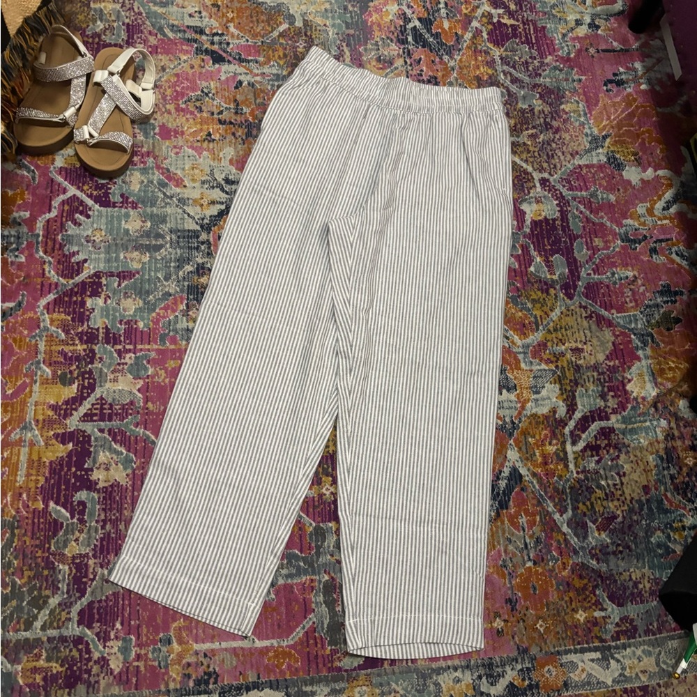 Old Navy Striped Pants - Navy and White